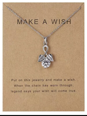 Make A Wish Necklace Gift Pendant Clavicle Necklace