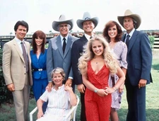 Cast of Classic TV Series Show DALLAS (K) Publicity Picture Print 8" x 10"