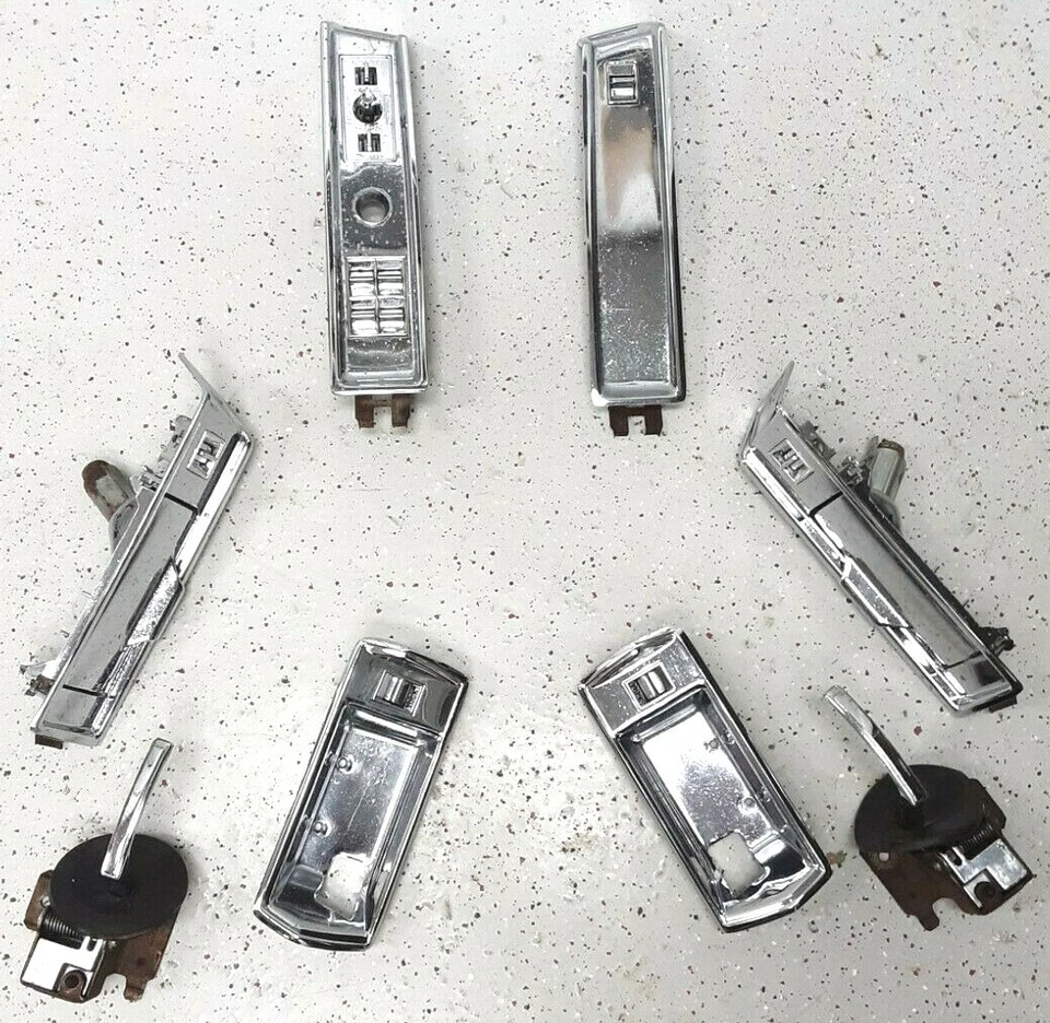 71 72 73 Buick Riviera Cadillac DeVille LF manija de puerta bisel Electra Toronado 74 Foto 4 de 4