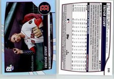 Trevor Story 2023 Topps Big League Uncommon Rainbow Foil #249 Red Sox