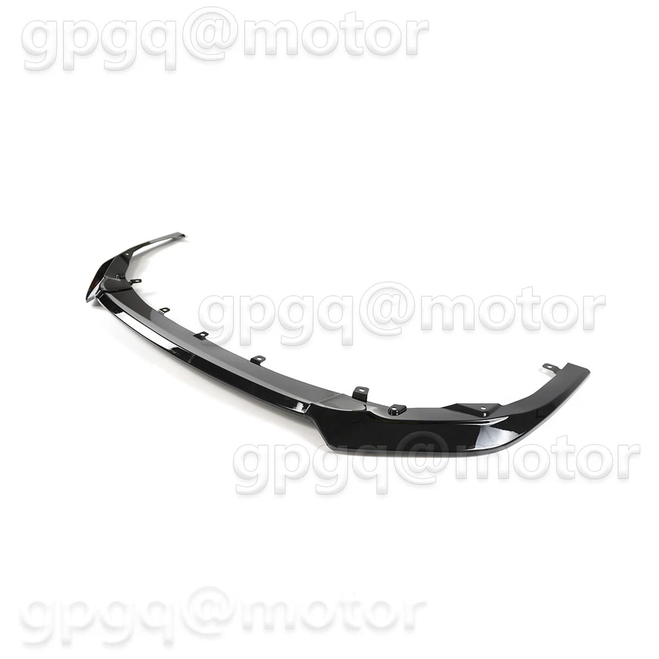 GI I Gloss Black V2 S Style Front Lip Splitter For Subaru WRX VB 2022-25 Bumper - Image 2 of 4