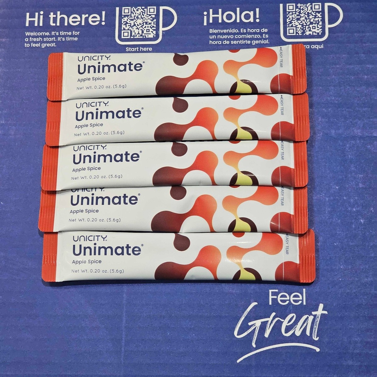 New -Unicity Feel Great Unimate System - 5 packs of Limited