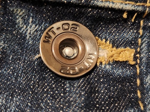 WT02 MENS BLUE DENIM JACKET WITH GRAY SLEEVES AND REMOVABLE HOOD M MEDIUM - Picture 3 of 7