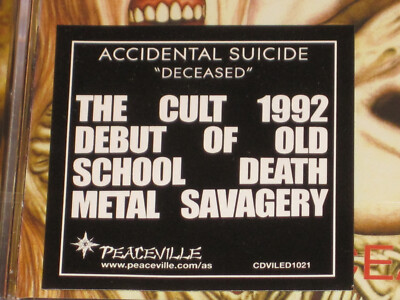 Deceased by Accidental Suicide (CD, 2023) for sale online | eBay
