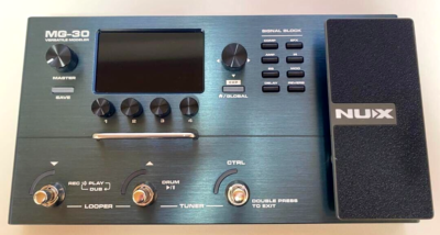 New NUX MG-30 Versatile Modeler Guitar Multi-Effects Pedal TSAC-HD