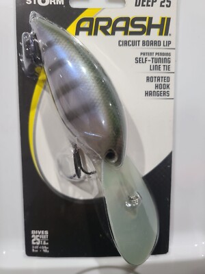 Reynolds Baits オリジナル　リトルペティ Storm Arashi Rattling Deep 25 Crankbait Blue Gill Shad 3.5