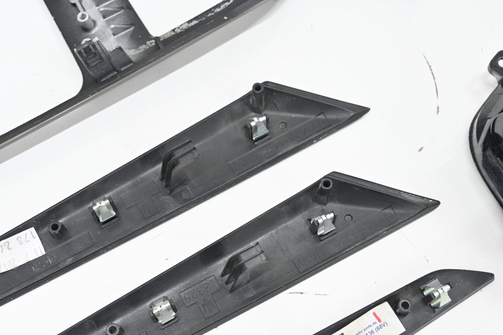 ⭐ 14-21 Maserati Ghibli Front & Rear Interior Dash Wood Grain Trim Set Panel Oem