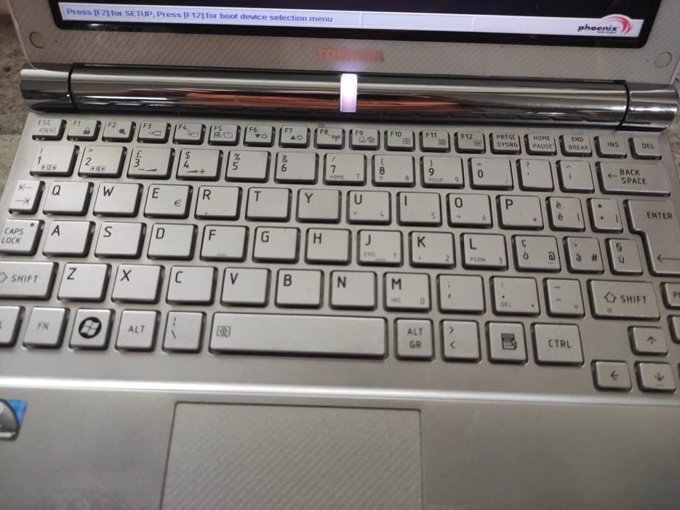 Toshiba Netbook NB200-110 Intel Atom N280- 2GB RAM 150GBHDD NO SISTEMA OPERATIVO - Immagine 2 di 4