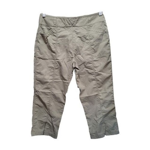 Exofficio pantaloni da trekking donna kaki cropped taglia 14 - Foto 2 di 6