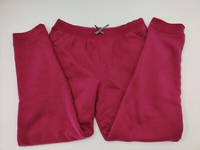 LANDS END YOUTH Large 14-16 Cuffed Drawstrings Sweatpants In Purple