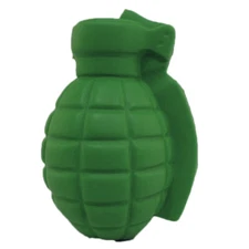 Stress Relief Squeezable Foam Green Grenade