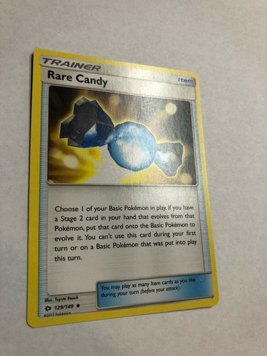 Pokémon RARE CANDY 129/149 Sun & Moon Base Set Mint(Pack Fresh!) - Picture 3 of 7
