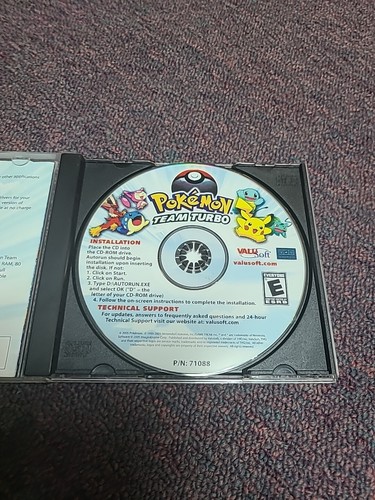 Pokemon Team Turbo PC CD Rom Software Windows 98 XP ME (Ships Immediately!) - Picture 5 of 9