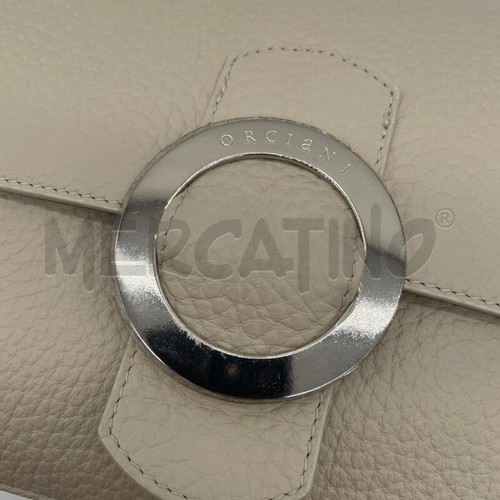 BORSA DONNA ORCIANI PANNA PELLE MARTELLATA A MANO - Imagen 4 de 6