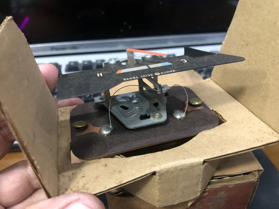 DATSUN 520 521 410 411 Calibre-Termómetro de Temperatura del Agua Genuino Nuevo de Lote Antiguo Japón Foto 4 de 4