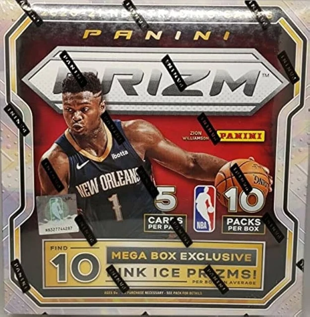 2020-21 Panini Prizm NBA Basketball Factory Sealed Mega Box ( Pink Ice ) ELAZ