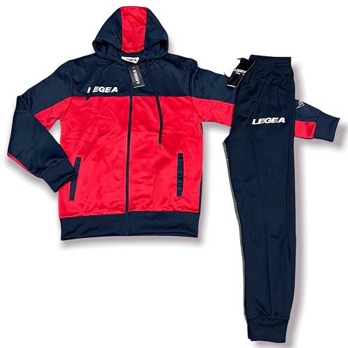 TUTA UOMO LEGEA MODELLO FLEX PALESTRA CALCIO SPORT CAPPUCCIO | eBay