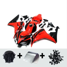 Motorcycle Fairings Kit For 2006 2007 Honda CBR1000RR Full Bodywork Red Black