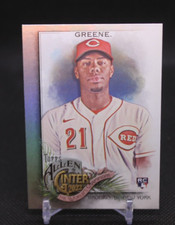 HUNTER GREENE RC Silver Portrait Hot Box Foil 2022 Topps Allen & Ginter #250
