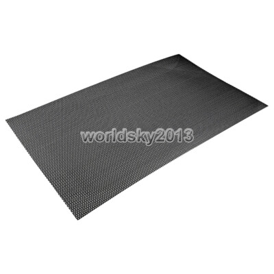 2-Pack Square Metal Mesh Speaker Grilles - 250mm X 143mm, Black, 1.2mm Hole, 0.5mm Thick - View #5