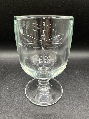 4 La Rochere France 8 oz. Water or Wine Stemmed Goblets 5.25” Dragonfly VGC - Picture 13 of 24
