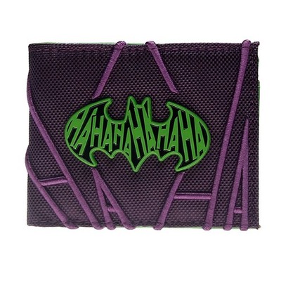 Joker  HaHa  Emblem Batwing Men s Bifold Wallet