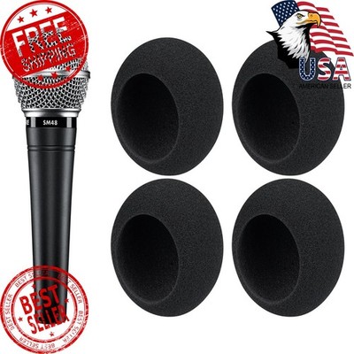 SOULWIT Mic Windscreen Foam Black 4pc