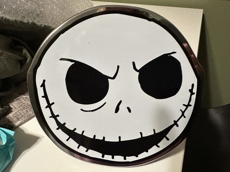 Jack Skellington Trailer Hitch Cover Nightmare Before Christmas