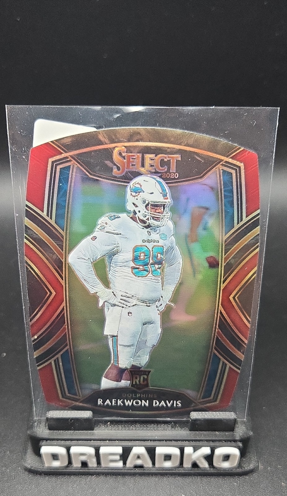 Raekwon Davis Panini Select #296 Die-Cut Red Prizm
