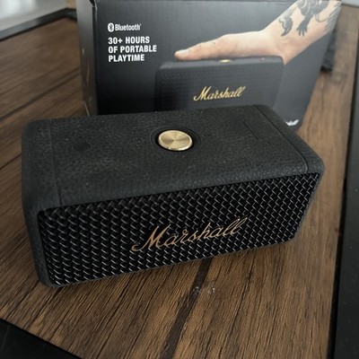 Bluetooth Lautsprecher von Marshall Emberton Schwarz Bluetooth Box Lautsprecher