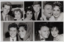 A41 A4186 Elizabeth Taylor Conrad Hilton Michael Wilding Mike Todd Eddie Fisher