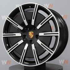 20" Porsche Taycan 9J1 Black Sport Aero 11J REAR wheel REFURBISHED 9J1601025F