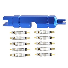 Valve Core Removal Tool Kit Blue Valve Core Extractor for