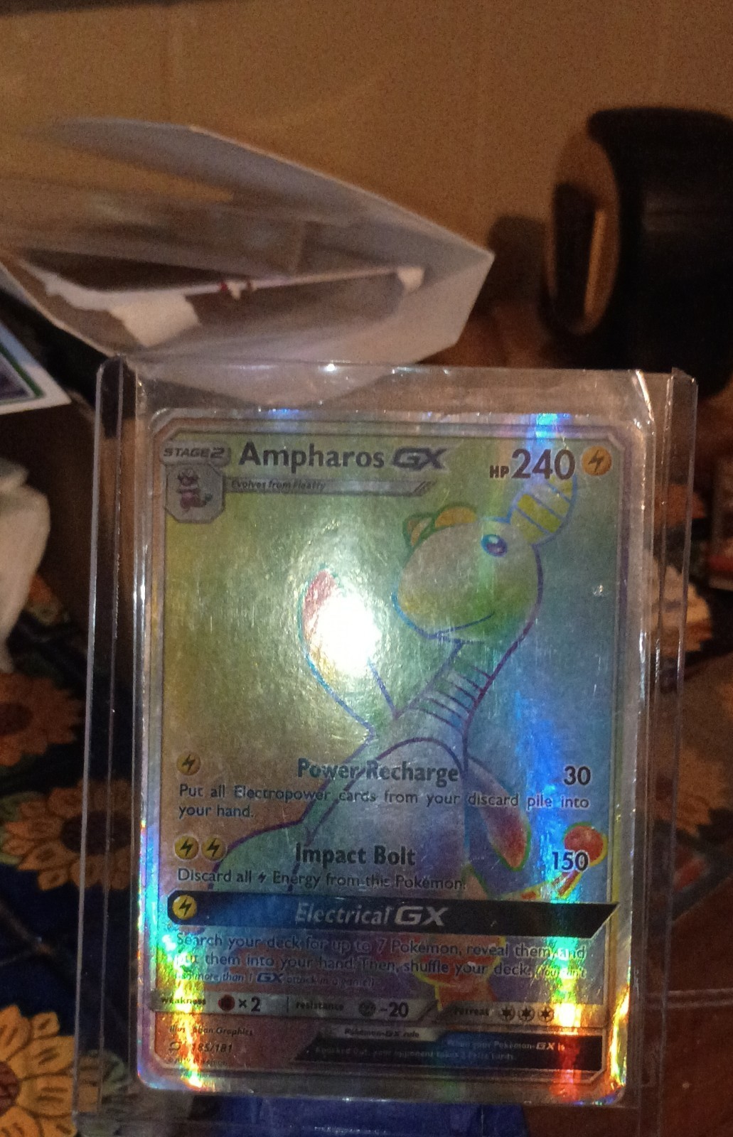 Ampharos GX (Secret) 185/181 Sm-Team Up Holo
