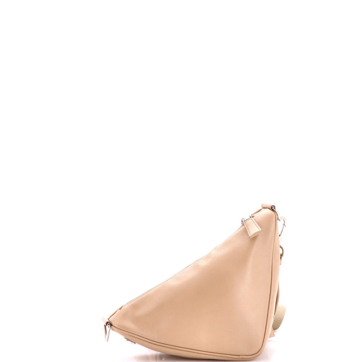 Prada Triangle Logo Zip Crossbody Bag Leather Small | eBay