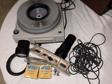 Kodak Ektagraphic E-2 35mm Desktop Slide Projector w/ Zoom Lens Case