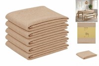 Tischdecke 5 Stk. Rechteckig Beige 110X160 Cm