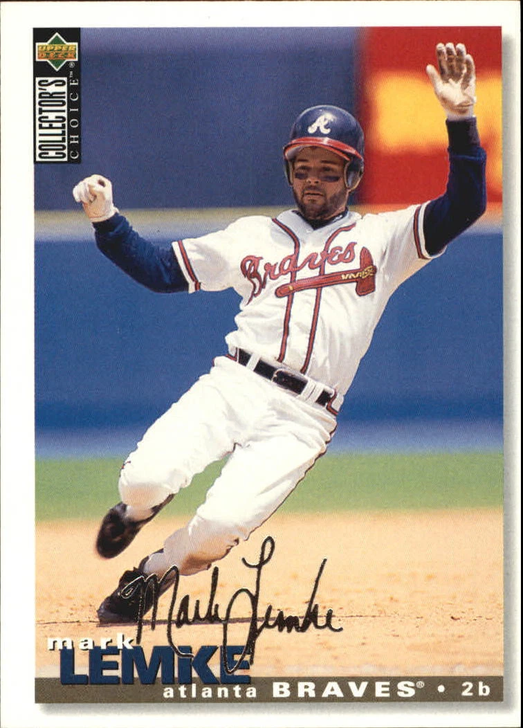 Mark Lemke trading card