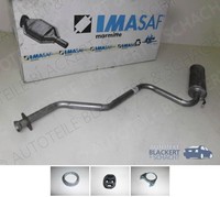 Imasaf Auspuff Msd Mitteltopf FüR Fiat Regata + Weekend 75 1.5 I.E. + Mpi