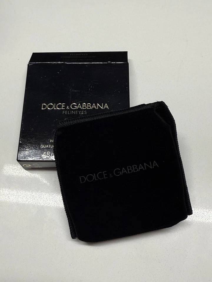 DOLCE & GABBANA Intense Eyeshadow Quad Felineyes 1 Vulcano Stromboli ~ NIB - Image 4 of 4