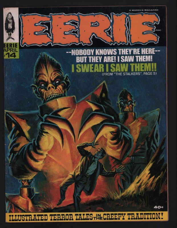 EERIE 14, 1968 - One Owner - THREE GREAT TORRES TALES- TOTH! CRANDALL! WARREN