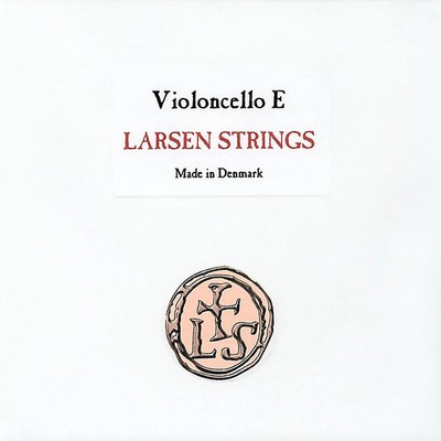 Larsen Strings Original Cello E String 44 Size, Medium Aluminum, Ball End