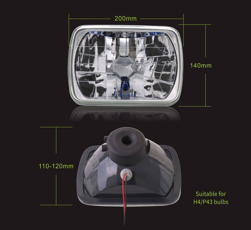 Par de faros LED HI/LO Beam para Toyota Tacoma 1995 1996 1997 5X7" 7x6" pulgadas - Imagen 11 de 15