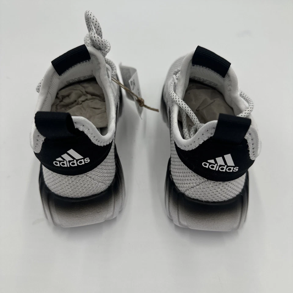 Adidas Kids Kaptir 3s shoes Kids 11 Black White Speck - Image 4 of 4