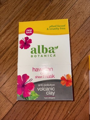 Alba Botanical Hawaii Detox Sheet Mask Face Set