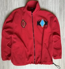 AKWA Vintage Fleece XL Aztec Back Hit With Drawstring Made In USA