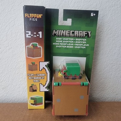 Minecraft Flippin' Figs 2-in-1 Baby Sniffer + Sniffer Action Figure