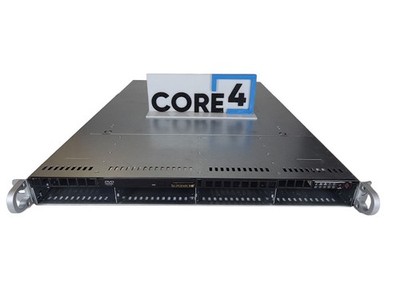 SUPERMICRO CSE-815 1U 4x 3.5in bay single PSU chassis