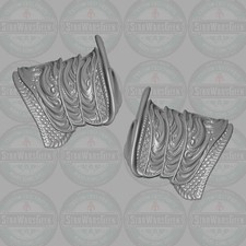 High Elf Warrior pauldrons for use with Mythic Legions 1.0 figures