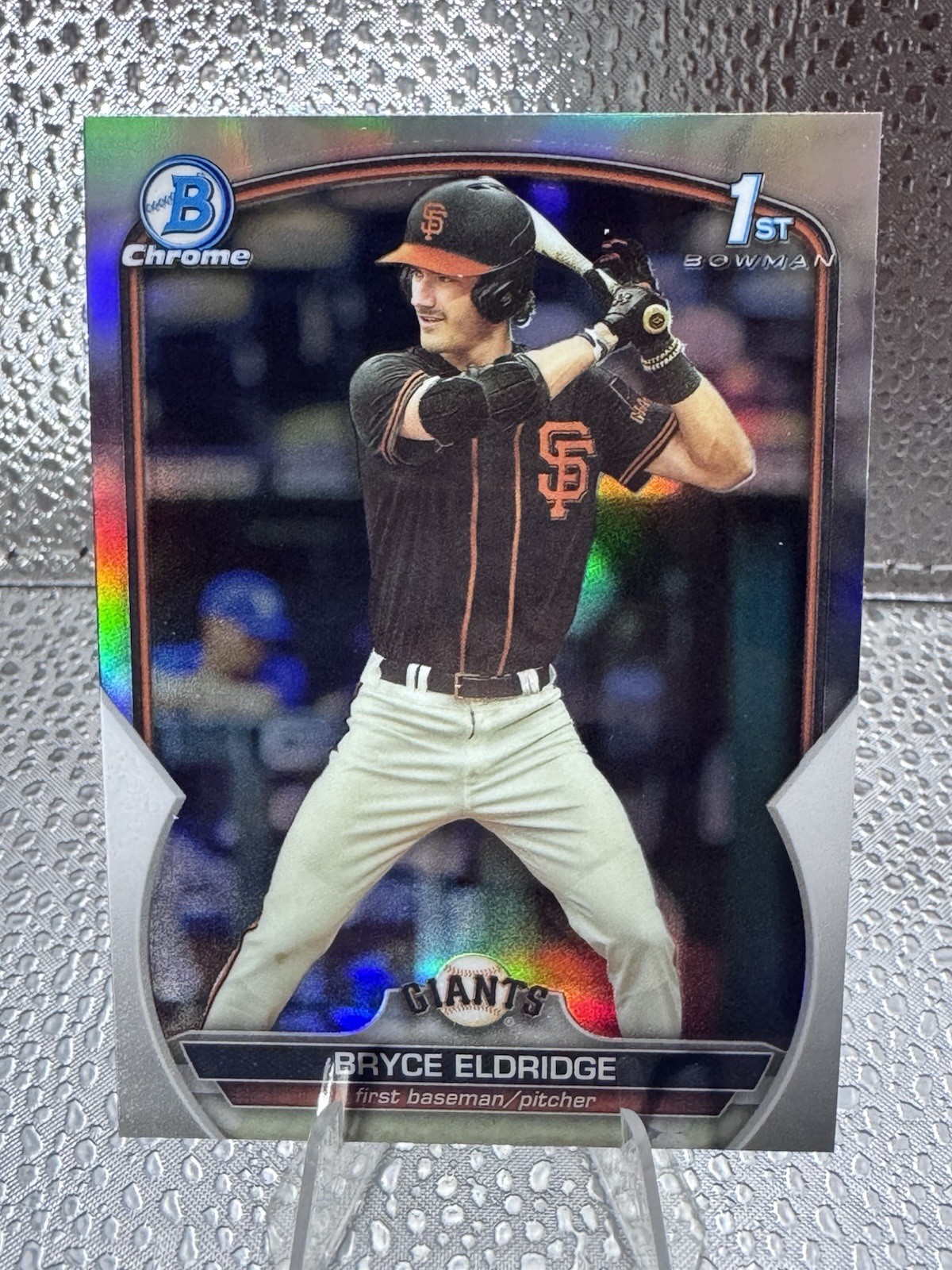 Bowman 2023 Bowman Draft Bryce Eldridge 1st Giants Chrome Refractor RC 🧼 🔥